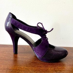 Fergalicious purple heels size 8M